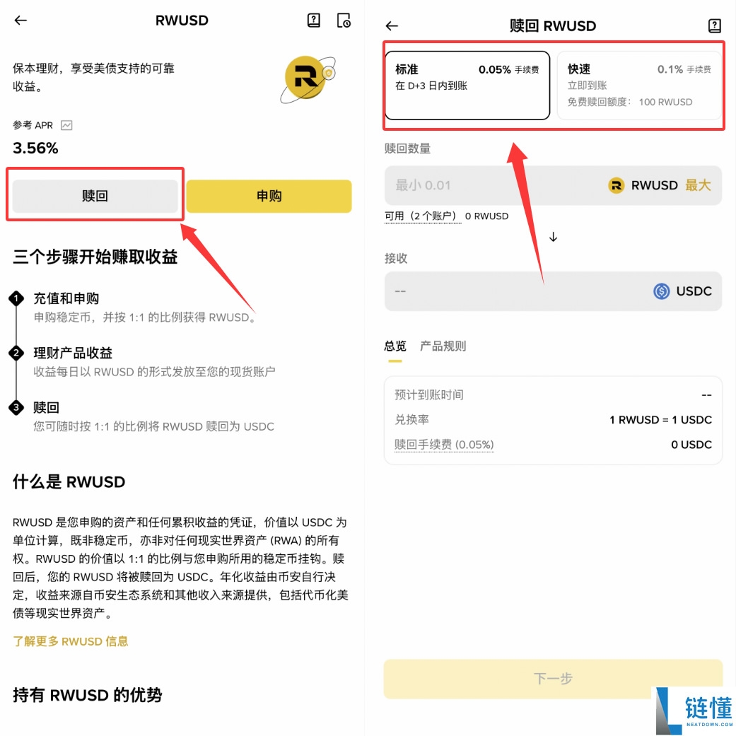 RWUSD 币安美债详解：申购赎回全流程操作教程