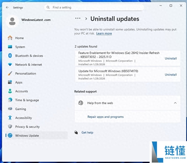 微软正式发布Windows 11 26H2：今秋更新、2分钟完成、硬件要求不变
