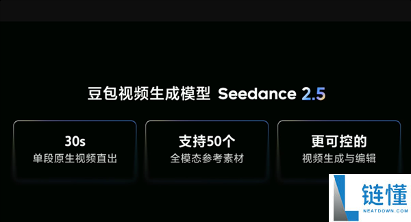豆包视频生成模型Seedance 2.5发布:原生直出时长翻倍至30秒