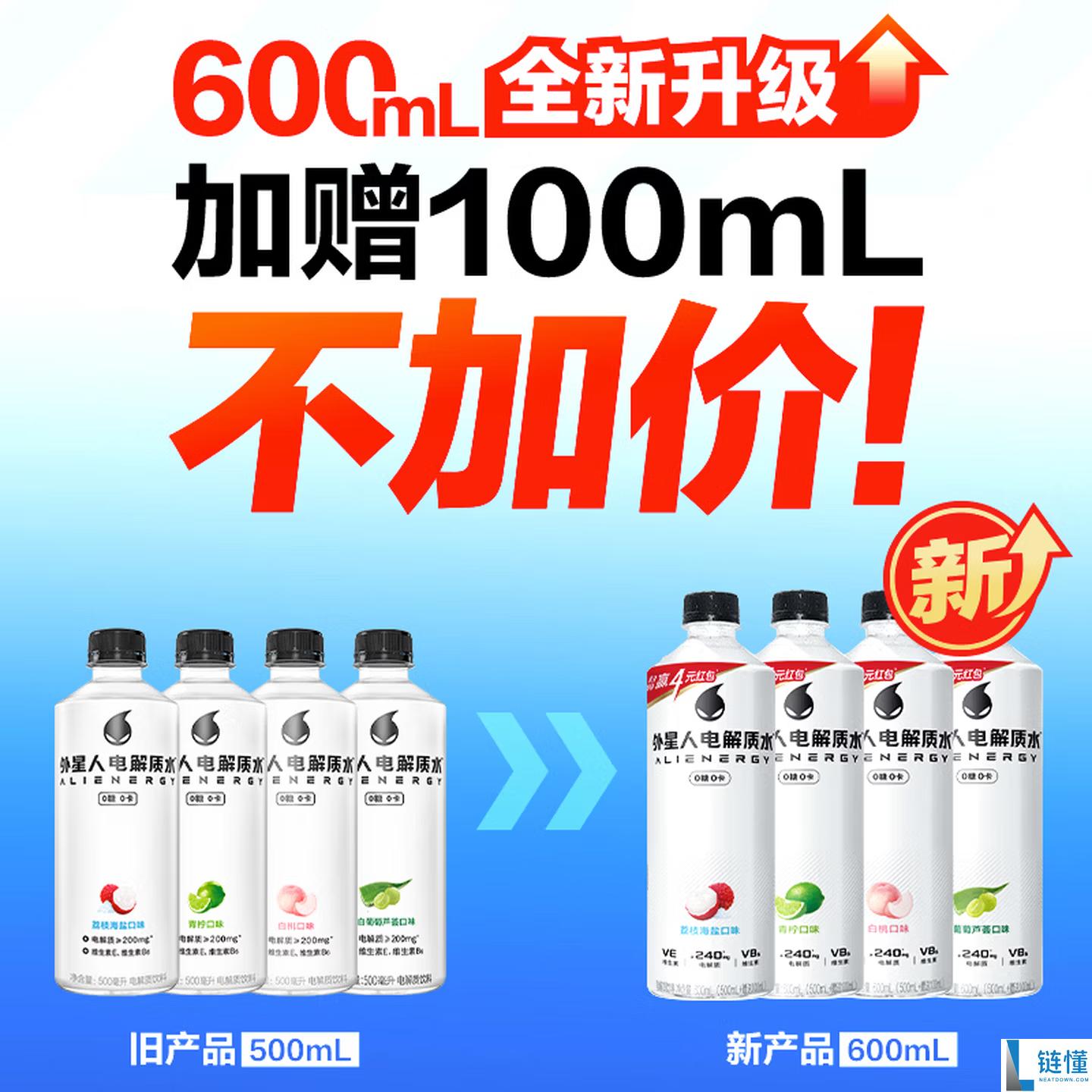 外星人无糖电解质水大促！补水好搭子7瓶低至26元