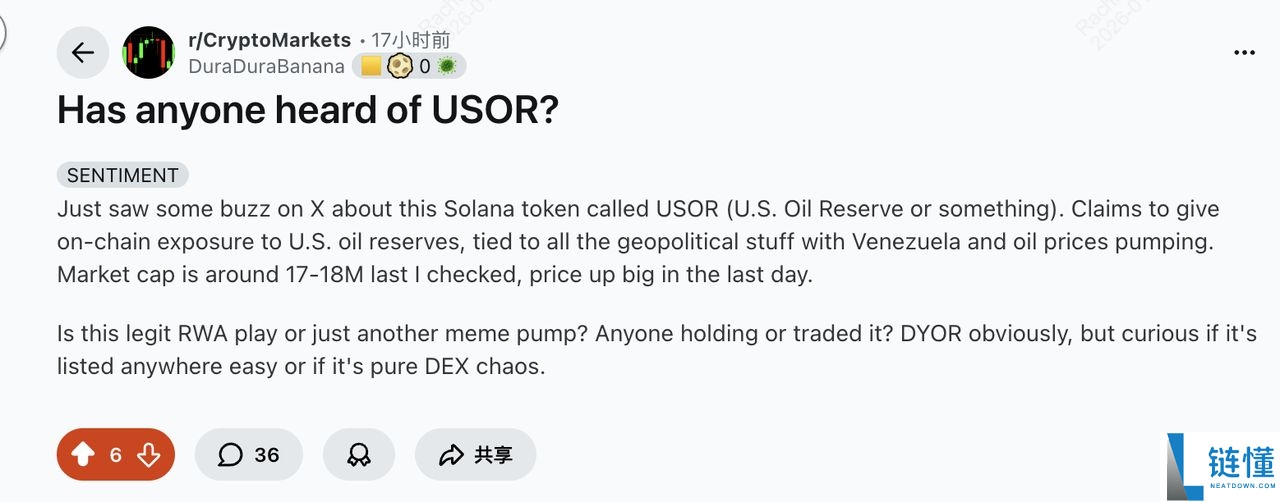 美国石油储备 (USOR) 币合法吗？深度解析项目潜力、核心用例与投资风险