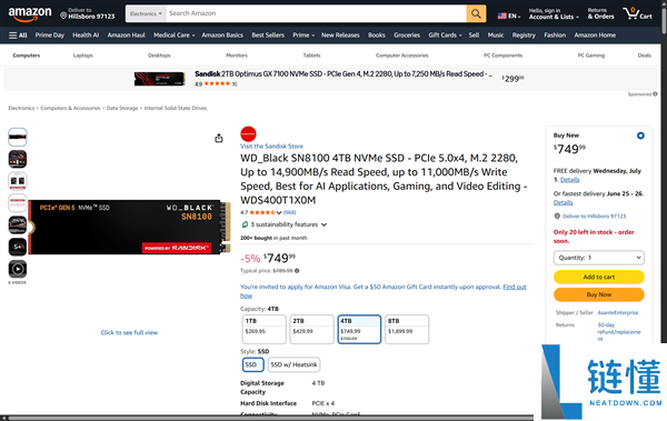 SSD价格逆袭：PCIe 5.0竟比4.0便宜，涨价周期揭秘！