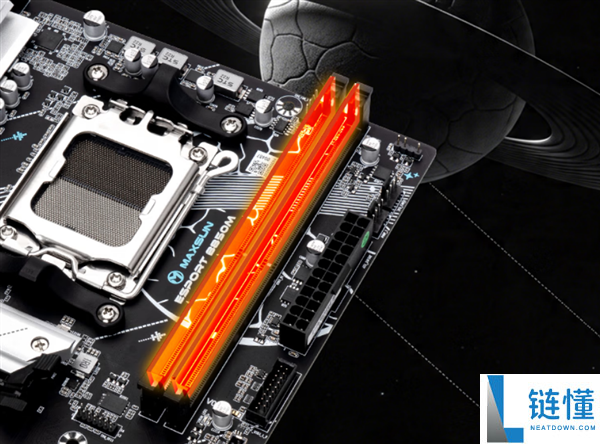 铭瑄MS-eSport B850M WIFI6E主板首发849元:8+2+1相供电与冰蓝星环设计揭秘