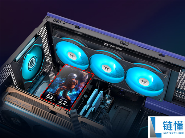 Tt ST360 Ultra ARGB Sync一体式水冷首发599元:隐藏水管设计与ARGB同步灯效