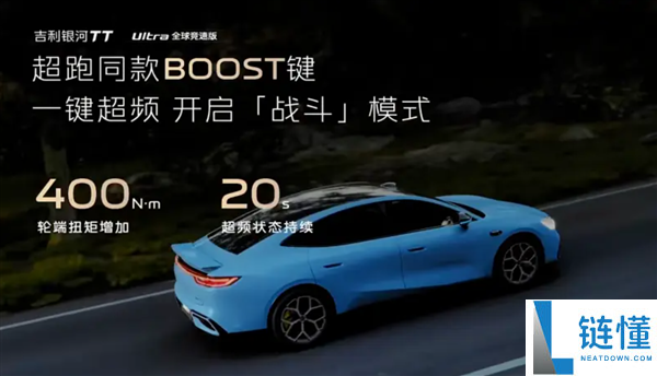 吉利银河TT Ultra版发布:双电机四驱578马力与20秒一键超频功能解析