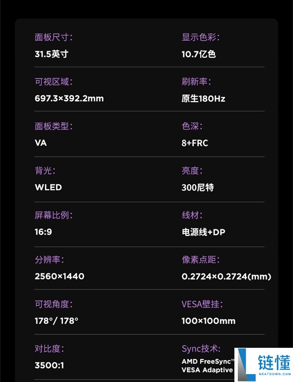 联想LOQ 32Q-10显示器发布:2K分辨率、180Hz刷新率仅售1399元!