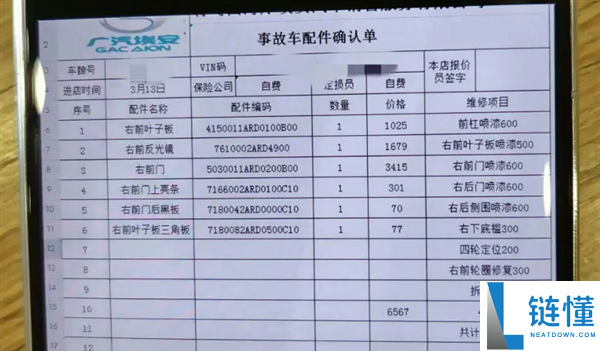 轻微剐蹭网约车定损近万元,4S店否认过度维修,维修单耗时四个月!