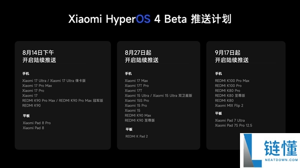 澎湃OS 4柔光玻璃适配名单发布:小米13/14、K70/80系列等老机型支持