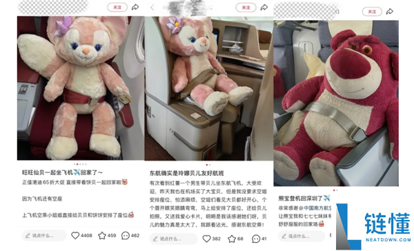 网友为玩偶购票引发热议!多家航空公司回应推出占座行李服务