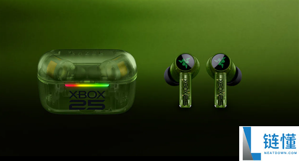 雷蛇发布Xbox 25周年限定外设:半透绿外壳键鼠耳机套装