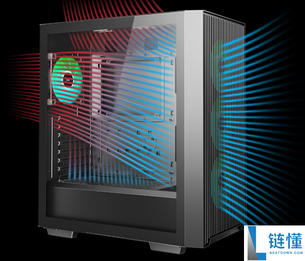 259元九州风神CC560 ARGB V3风道机箱发布:预装四把12cm风扇