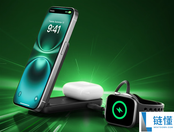 贝尔金新品桌面充电基座仅429元:支持iPhone 25W与AirPods 5W无线充电