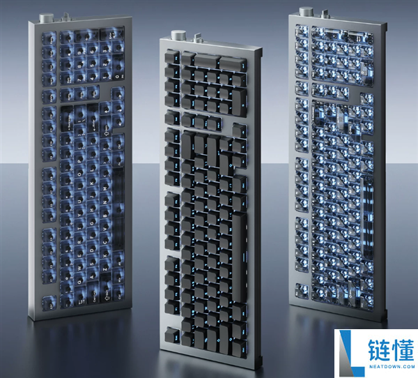 黑爵SK98铝盖键盘发布:续航达5000小时,三款线性轴可选,顶配仅需649元