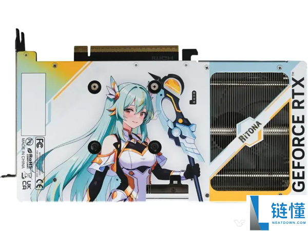 同德发布RTX 5060 Ti RiTONA版二次元看板娘,配备全彩背板!