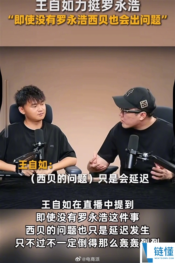 王自如:西贝出问题与老罗无关,分析原因揭秘