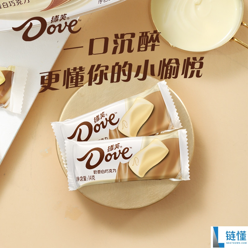 德芙巧克力盒装排块224g特价19.46元,尽享丝滑美味!