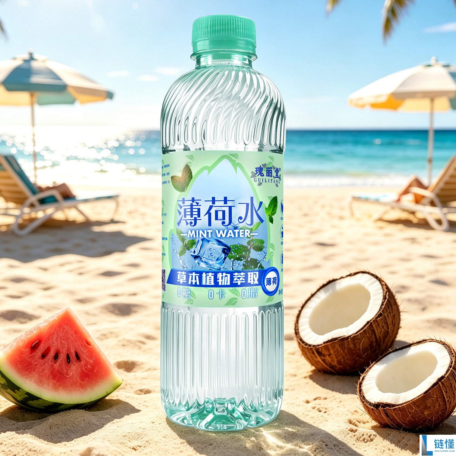 瑰丽堂无糖薄荷水8瓶仅需9.9元，夏季消暑清凉佳品！