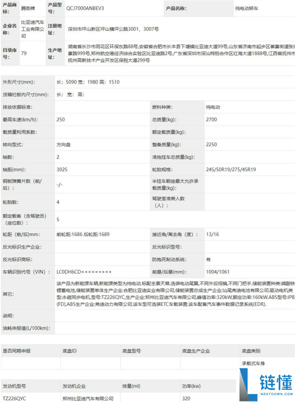 腾势Z9S纯电大轿跑申报：3米轴距及高低功率双版本解析