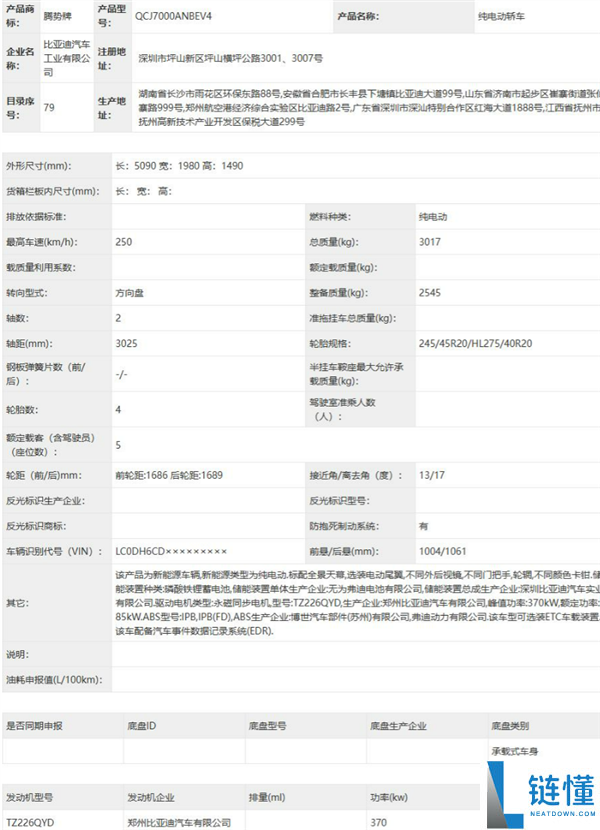 腾势Z9S纯电大轿跑申报：3米轴距及高低功率双版本解析
