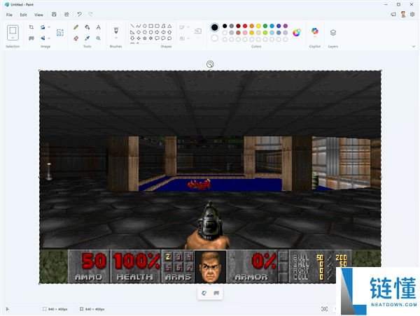 微软CTO创意无限：用Windows画图当显示器逐帧粘贴Doom游戏！