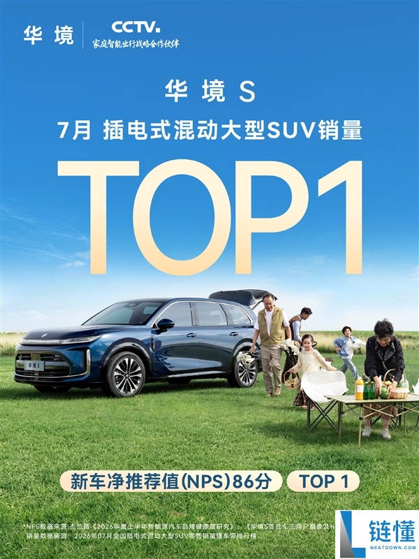 华境S成7月最具性价比旗舰插混SUV交付冠军！