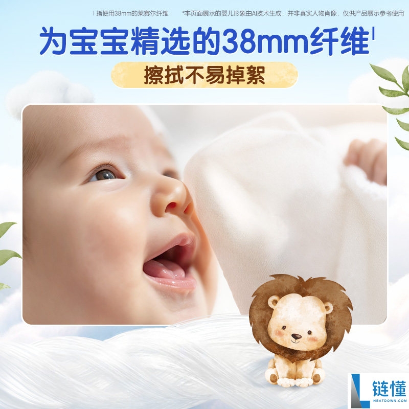 维达婴儿专用棉柔巾大促活动：秒杀价仅需24.53元！