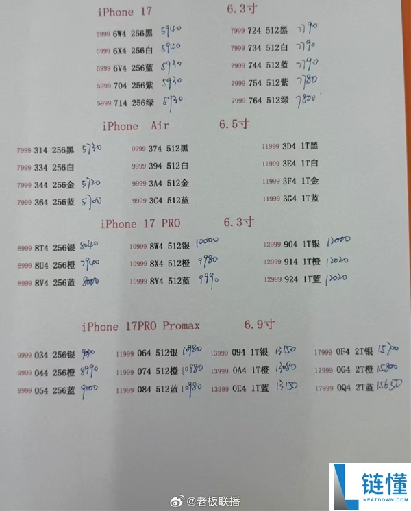 苹果减产引发连锁反应：华强北iPhone 17价格接近官网，涨幅明显