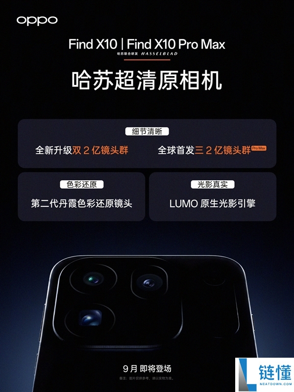 OPPO Find X10本月发布：全球首发3亿像素镜头，成为年度全能影像旗舰