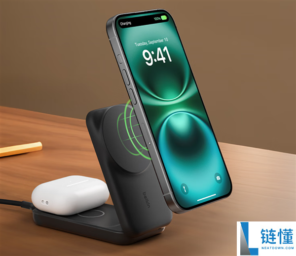 贝尔金新品桌面充电基座仅429元：支持iPhone 25W与AirPods 5W无线充电