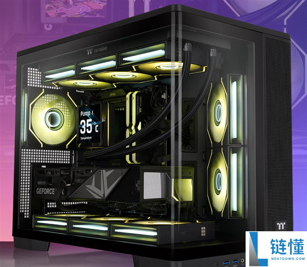 曜越Arcus 280 TG ARGB机箱首发699元：斜侧进风设计与3把无限镜风扇亮点解析